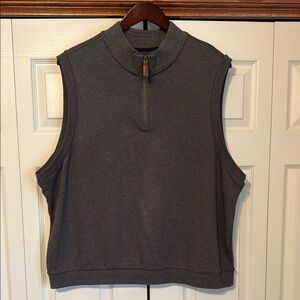 Men’s Roundtree & Yorke Sweater Vest, Gray, Size 2XB